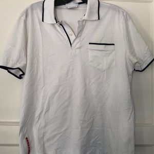 Prada white polo men’s